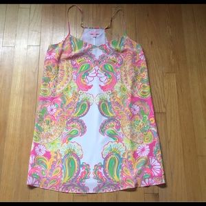 Lilly Pulitzer “dusk” silk dress medium